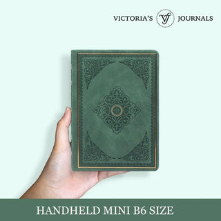 Renaissance Faire Diary Journal Vegan Leather (Dark Moss) 