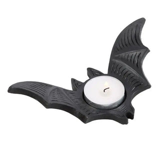 Gothic Bat Tealight Candle Holder 