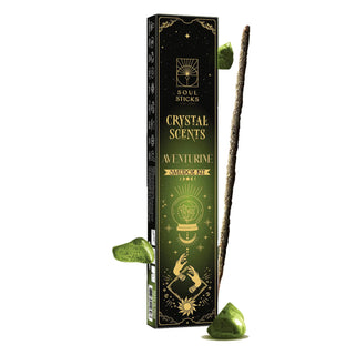 Aventurine Crystal Scents Incense Sticks Smudge Kit 