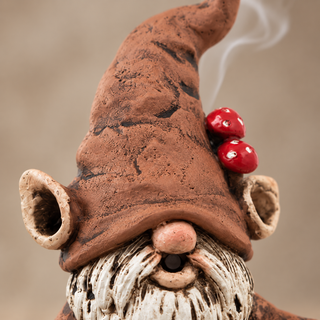 Whimsical Wizard Gnome Incense Holder | Stick & Cone Burner