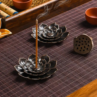 Lotus Shaped Incense Burner, Incense Holder - Large