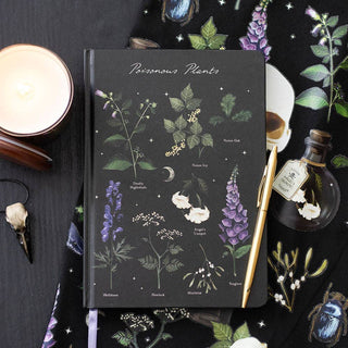 Poisonous Plants Gothic Botanical A5 Notebook 