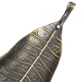 Antique Bronze Leaf Incense Holder, Decor, Meditation, Yoga 