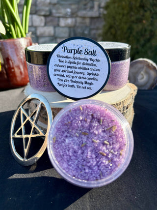 Purple Witches Salt-Divination and Third Eye