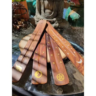 Wooden Ash Catcher Incense Holder/Hand Crafted Incense Burne 