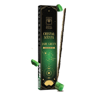 Jade Crystal Scents Incense Sticks Smudge Kit 