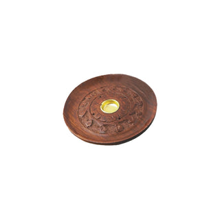 Wooden Incense and Cone Holder (4 in.) 