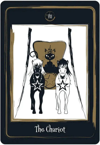 Golden Black Cat Tarot 