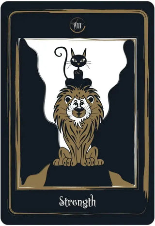 Golden Black Cat Tarot 