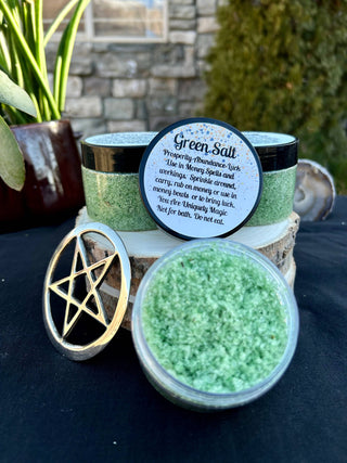 Green Witches Salt-Prosperity and Wealth