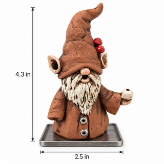 Whimsical Wizard Gnome Incense Holder | Stick & Cone Burner
