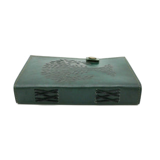 Embossed Tree of Life Blank Leather Journal (5 x 7 in.) 