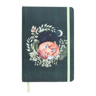 Green Sleeping Fox A5 Notebook 