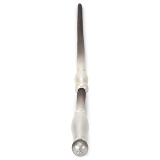 Wand - Handcrafted Pearl Look Grey Ombre 13.75 Long 