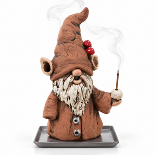 Whimsical Wizard Gnome Incense Holder | Stick & Cone Burner