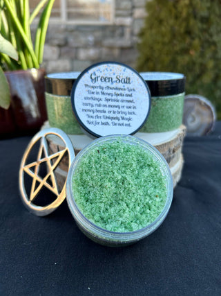Green Witches Salt-Prosperity and Wealth