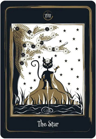 Golden Black Cat Tarot 