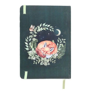 Green Sleeping Fox A5 Notebook 