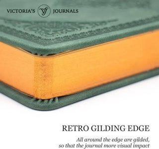 Renaissance Faire Diary Journal Vegan Leather (Dark Moss) 