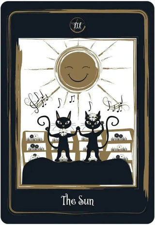 Golden Black Cat Tarot 