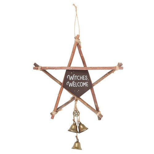 Witches Welcome star wreath