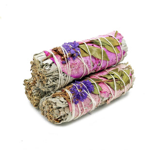 'Meadow Fresh' Floral White Sage Smudge Stick (4 in.) 