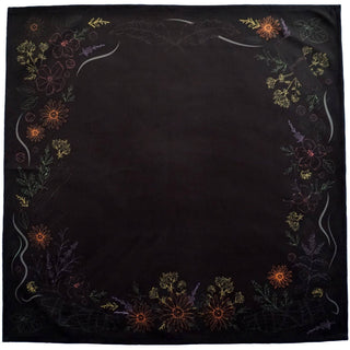 Kitchen Witch Herbology, Smoke Cleansing, Altar-Tarot Cloth