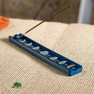 Moon Phases Ceramic Incense Burner