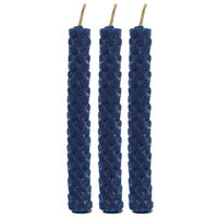 Blue Beeswax Spell Candles