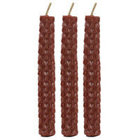 Brown Beeswax Spell Candles