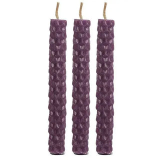 Purple Beeswax Spell Candles