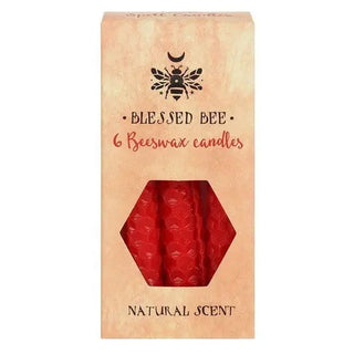 Red Beeswax Spell Candles