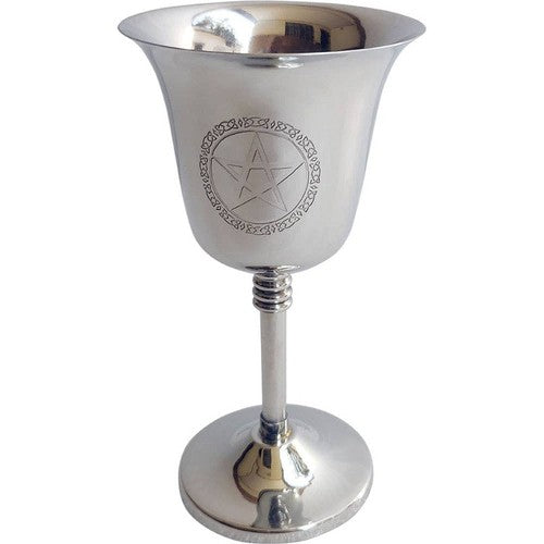 Stainless Steel Chalice - Pentacle