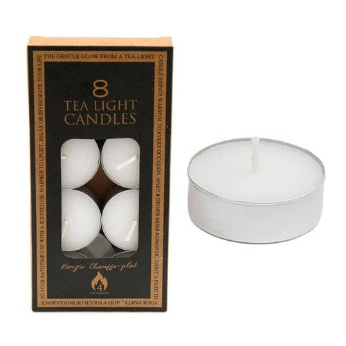 Unscented Tealight Candles- 8 pack