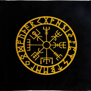 Vegvisir Altar Cloth and Crystal Grid