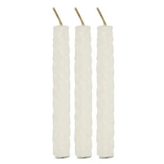 White Beeswax Spell Candles