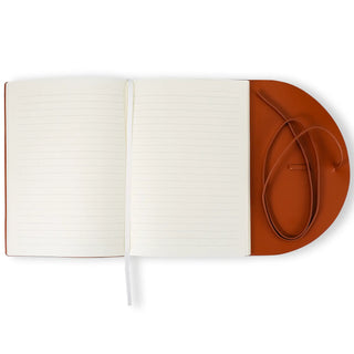 Pella Firenze Diary/Journal, Flexy Vegan Cover (Brown) 