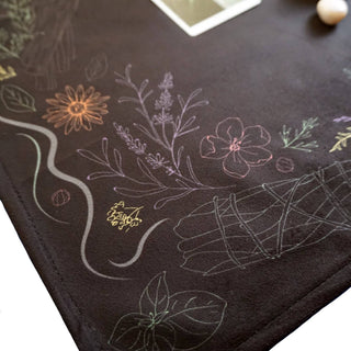 Kitchen Witch Herbology, Smoke Cleansing, Altar-Tarot Cloth