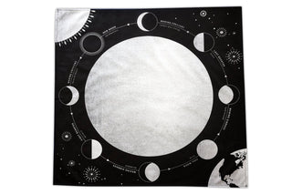 Moon Phases Altar-Tarot Cloth