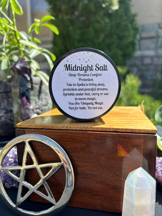 Midnight Blue Witches Salt-Peaceful dreams and to bring sleep