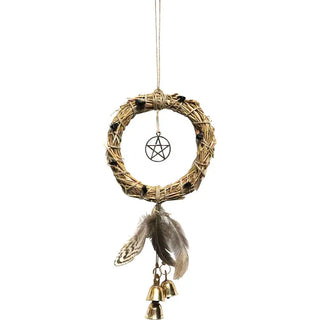 Protection Wreath w/ Bells - Pentacle 