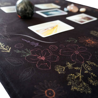 Kitchen Witch Herbology, Smoke Cleansing, Altar-Tarot Cloth