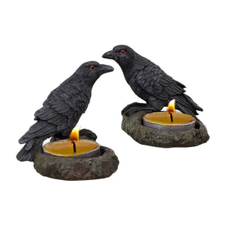 Raven T-Light Holder (Set of 2) 