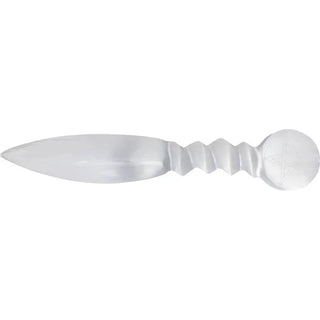 Selenite Athame Large - Pentacle 