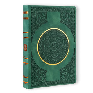 Vintage Classic Style Journal Vegan Leather (Celtic Green)S 