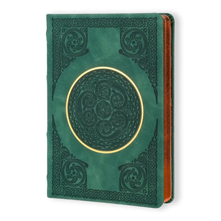 Vintage Classic Style Journal Vegan Leather (Celtic Green)S 