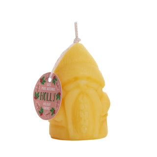Holiday Gnome Candles – 100% Pure Beeswax – 3 Styles 