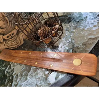 Wooden Ash Catcher Incense Holder/Hand Crafted Incense Burne 