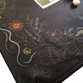 Kitchen Witch Herbology, Smoke Cleansing, Altar-Tarot Cloth