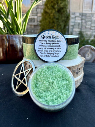Green Witches Salt-Prosperity and Wealth
